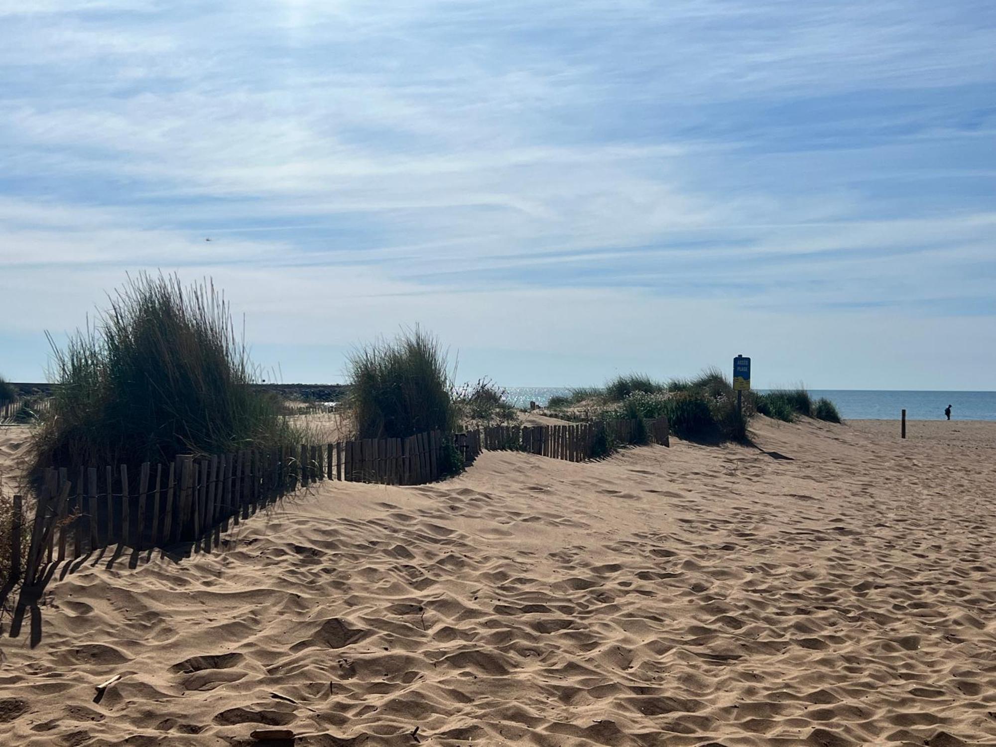 Oustal Caval Marin A Lejlighed Valras-Plage Eksteriør billede